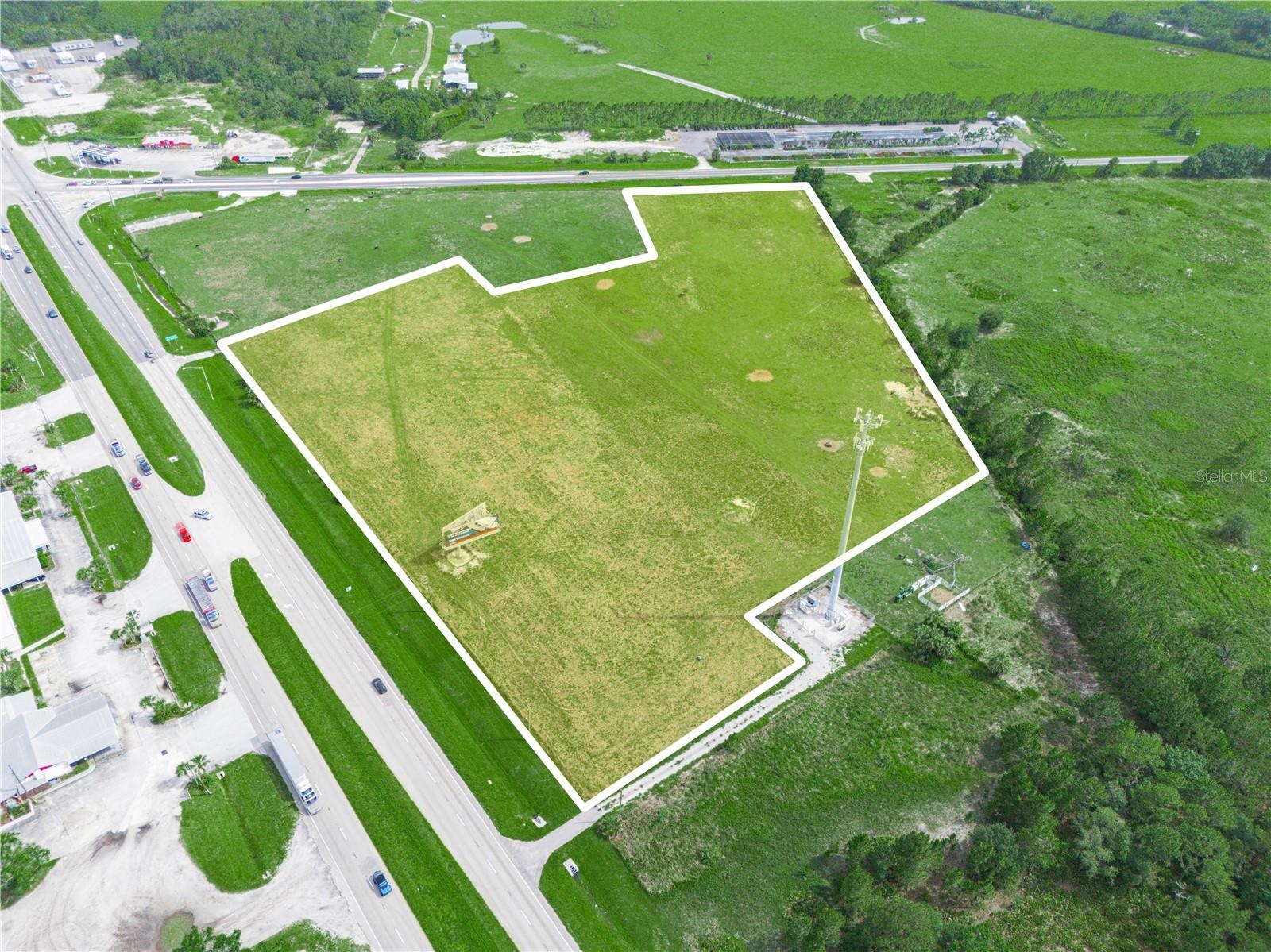 Aerial of property