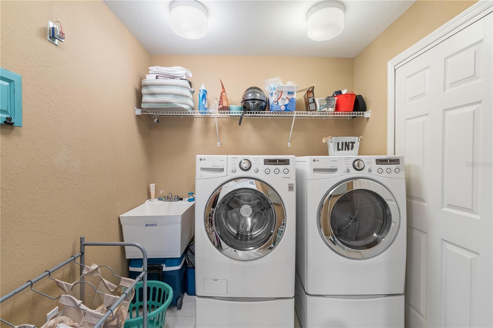 laundry room and a bit of storage