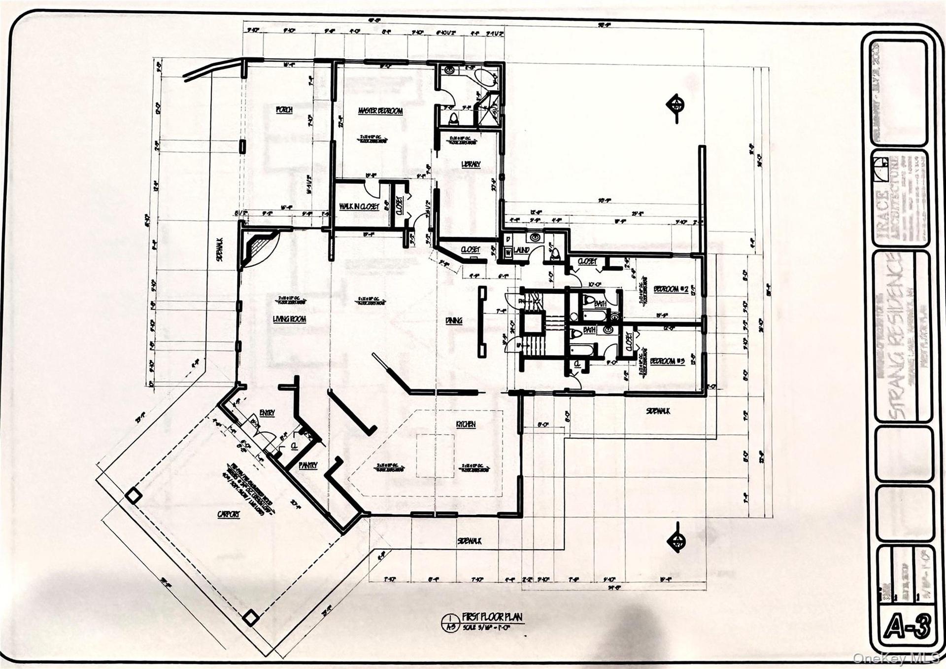 FLOOR 1 - This home is designed for one-level living with expansion options for both the second floor and lower level.