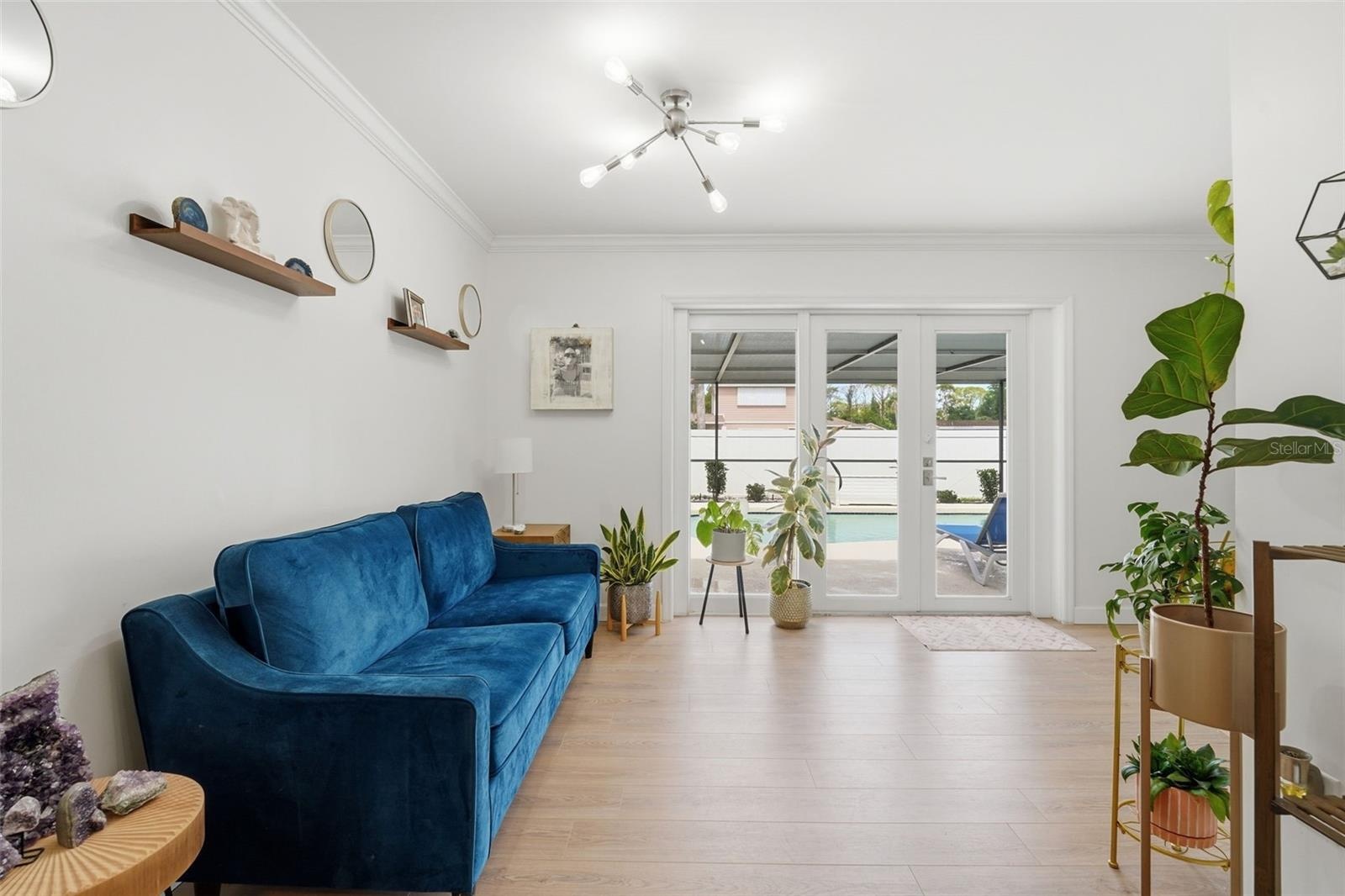 Family Room with Laundry Room Attached
