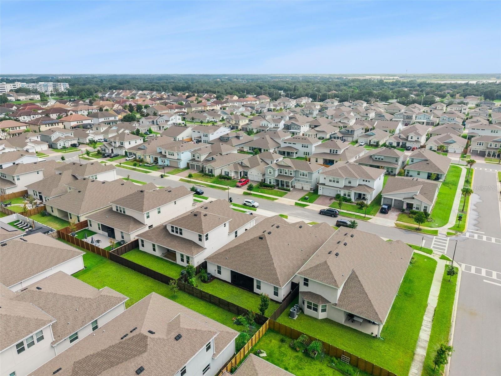 Aerial View- Backyard
