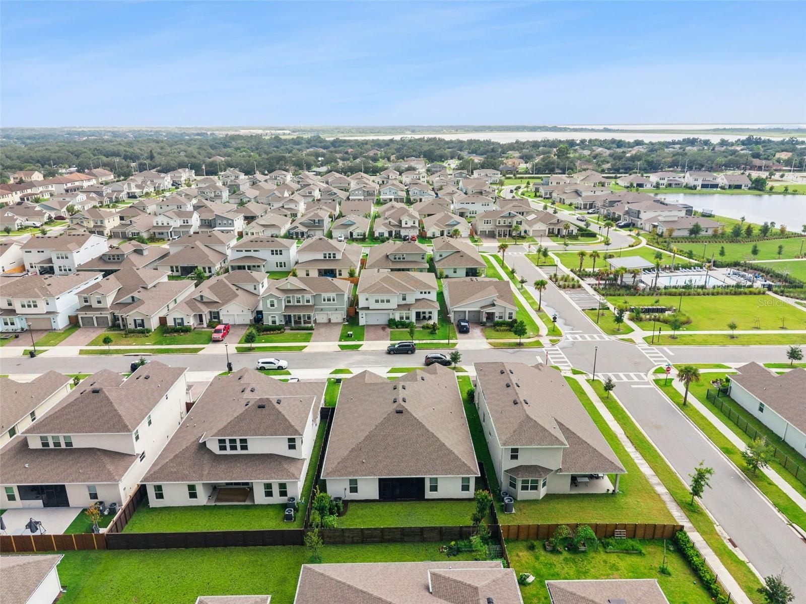 Aerial View- Backyard