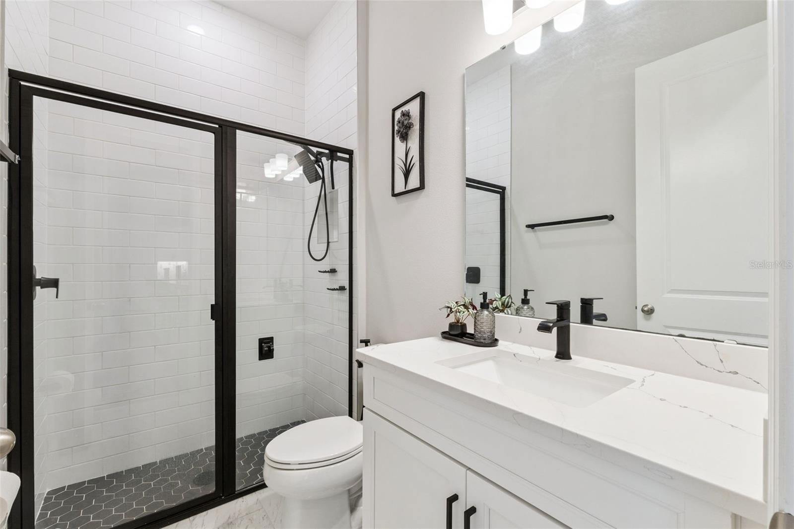 Guest Bathroom with Upgraded Step-in Shower