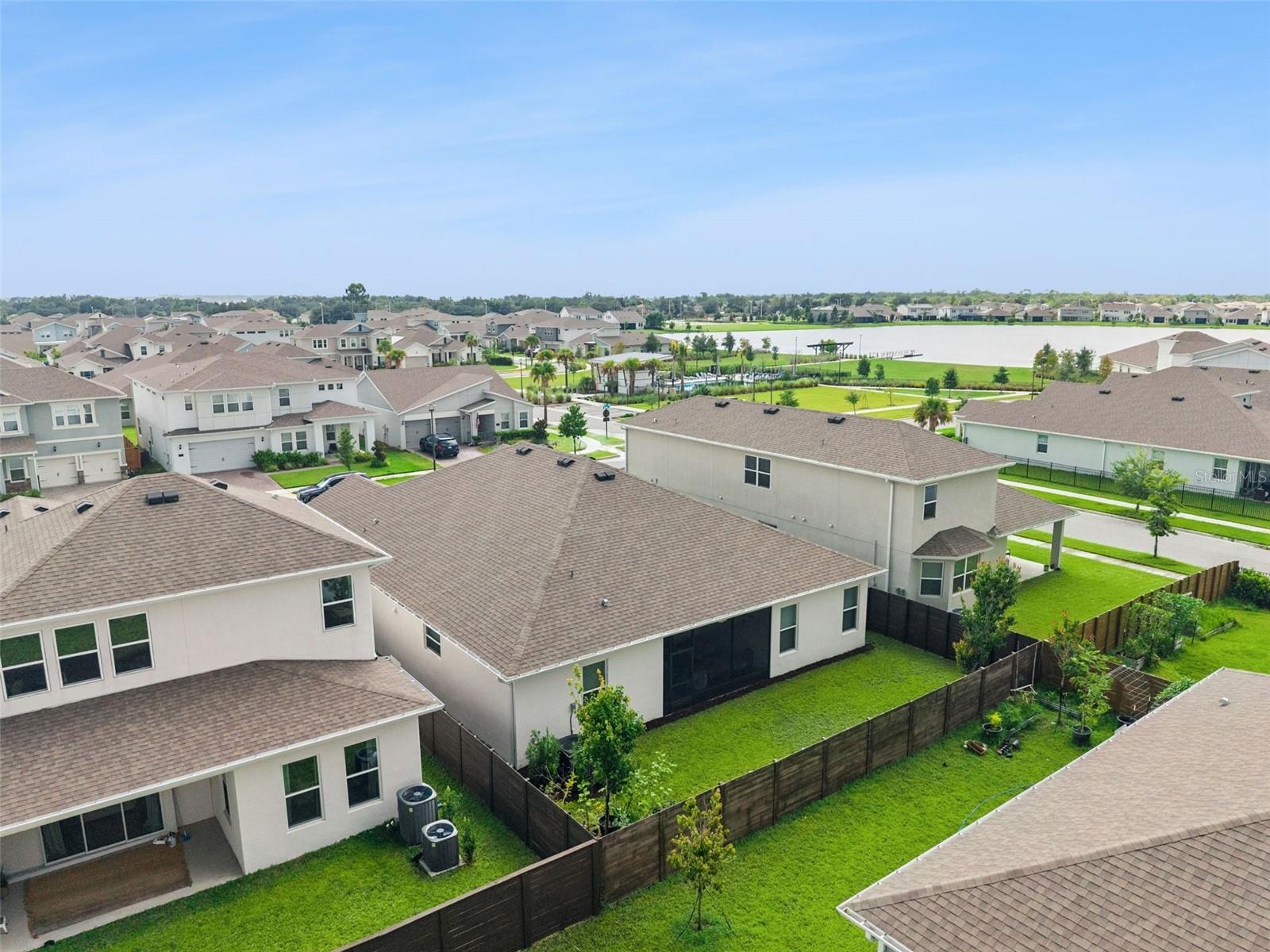 Aerial View- Backyard