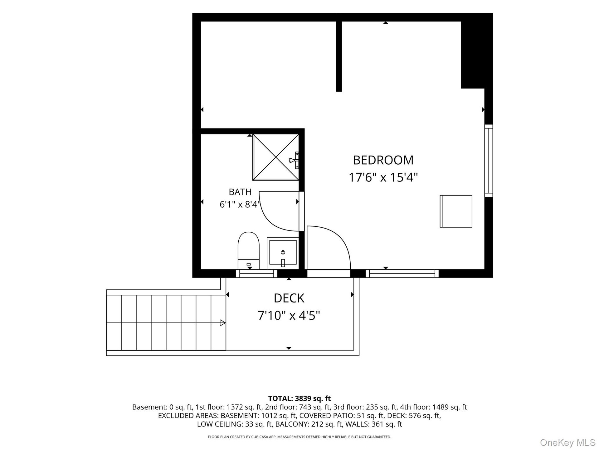 Loft above detached garage