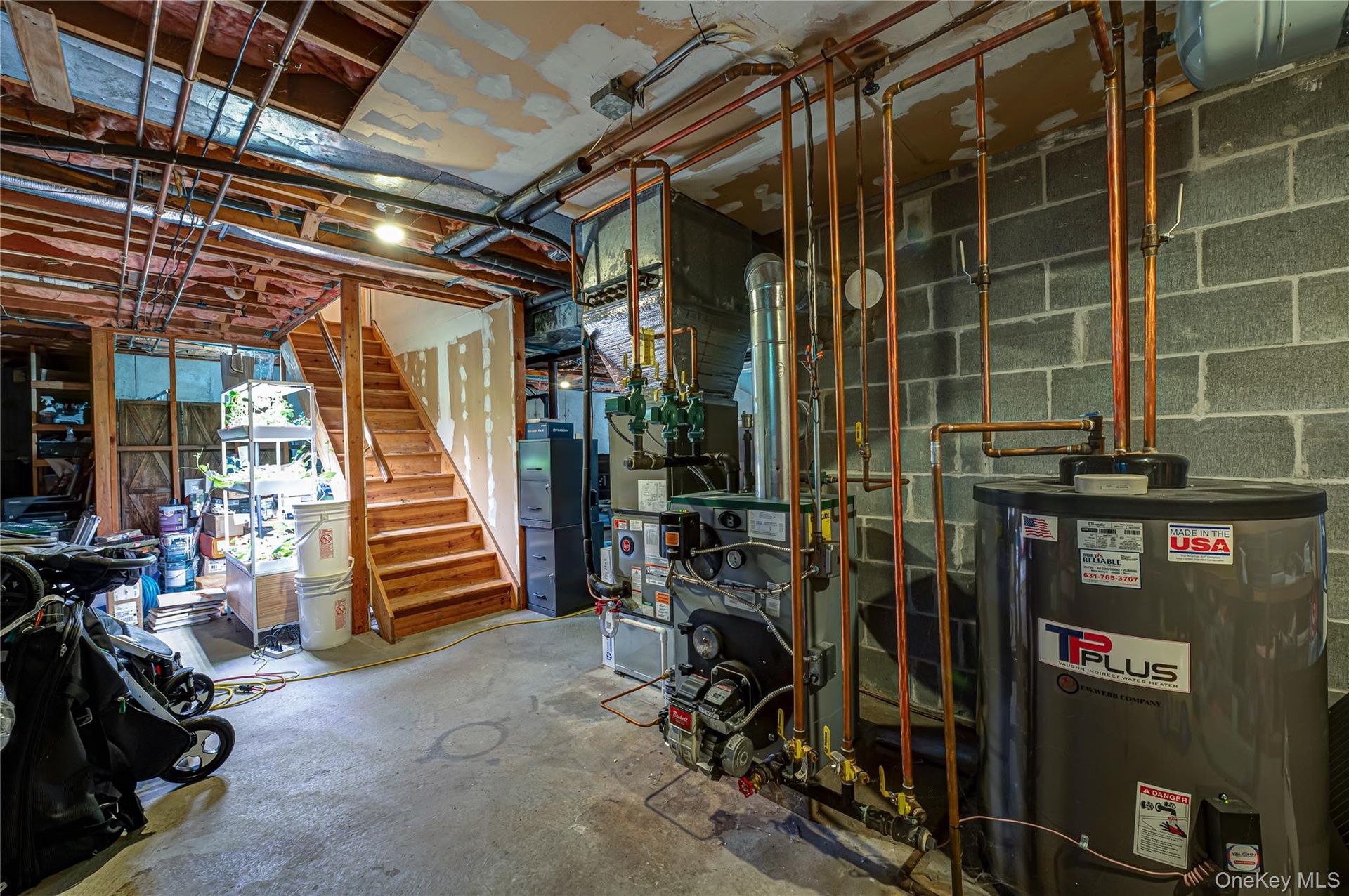 Full Basement with all utilities and bilco doors