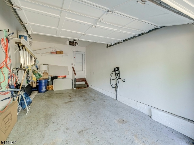 garage with EV charging