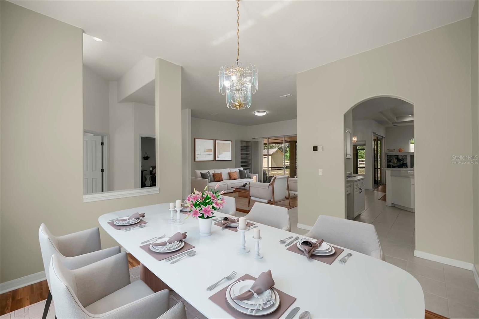 Dining Room-Virtually Staged