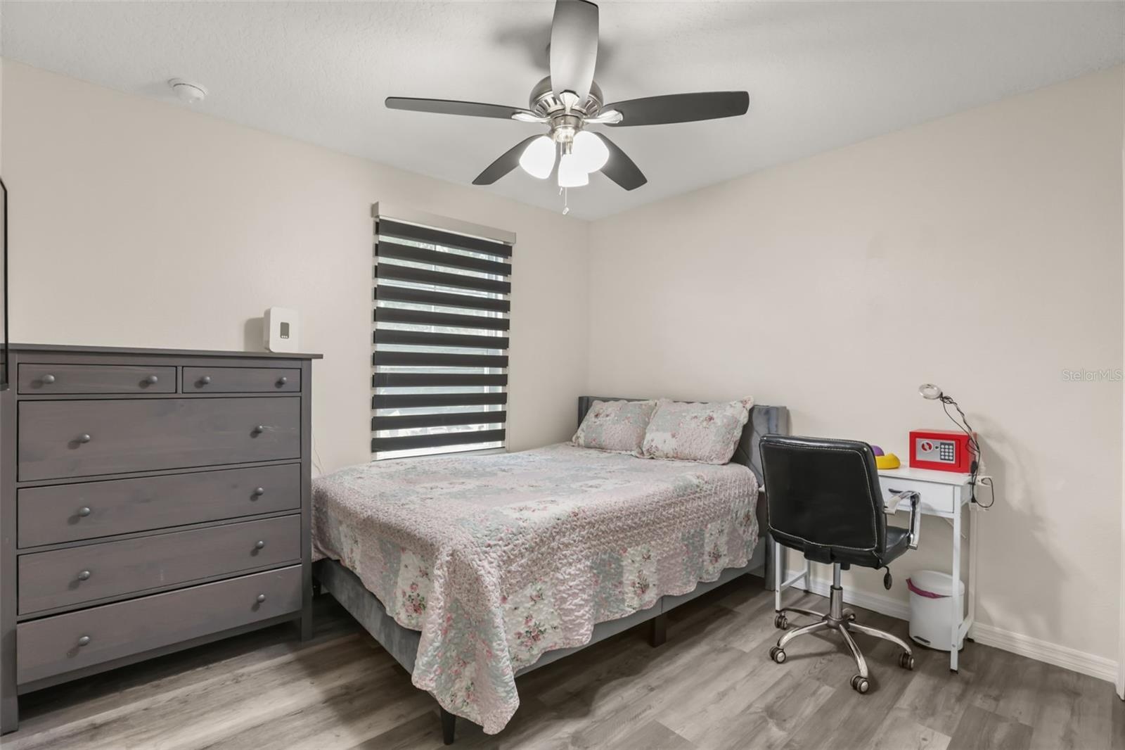 Comfortable guest room.