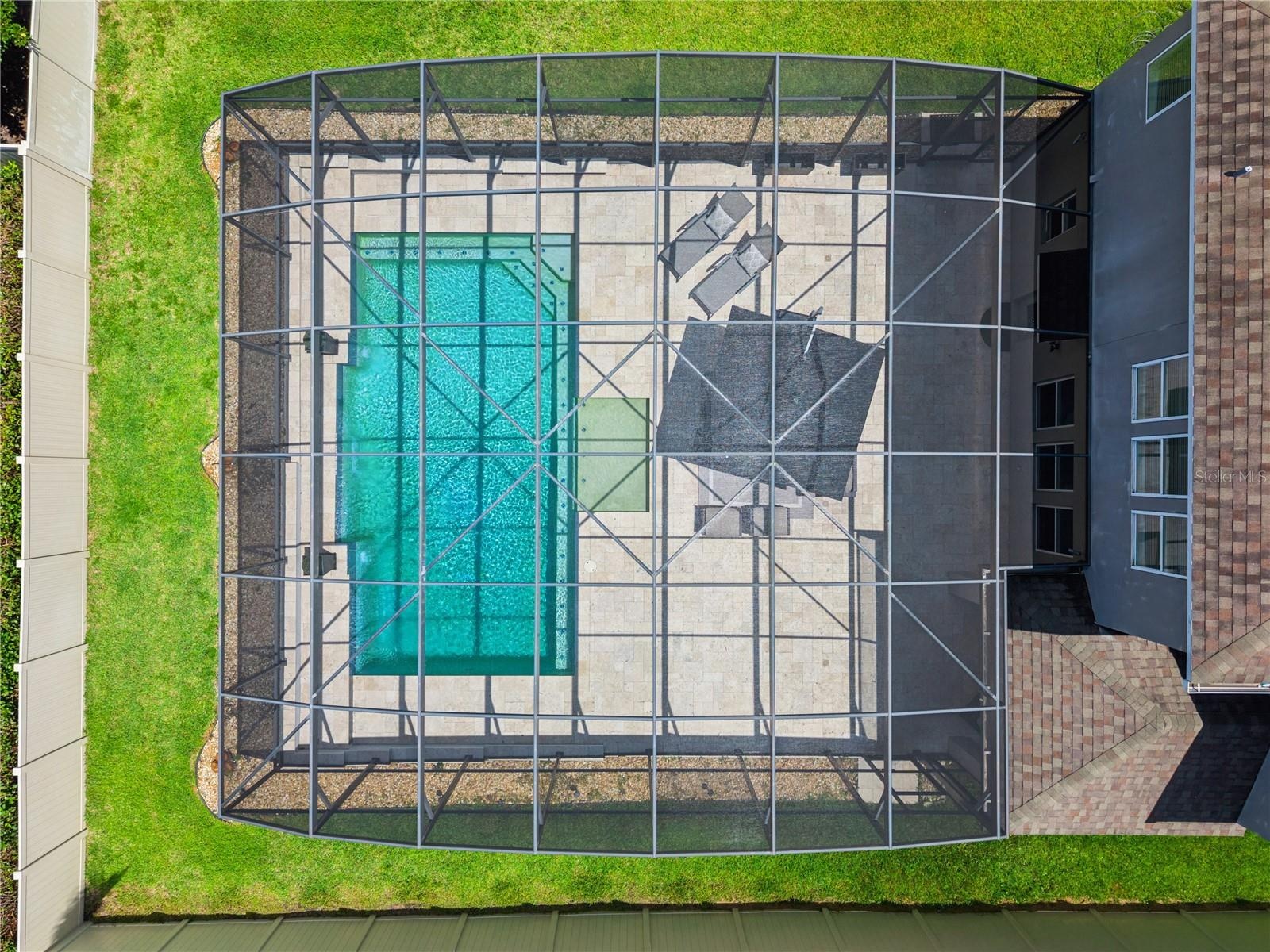 Aerial Pool View