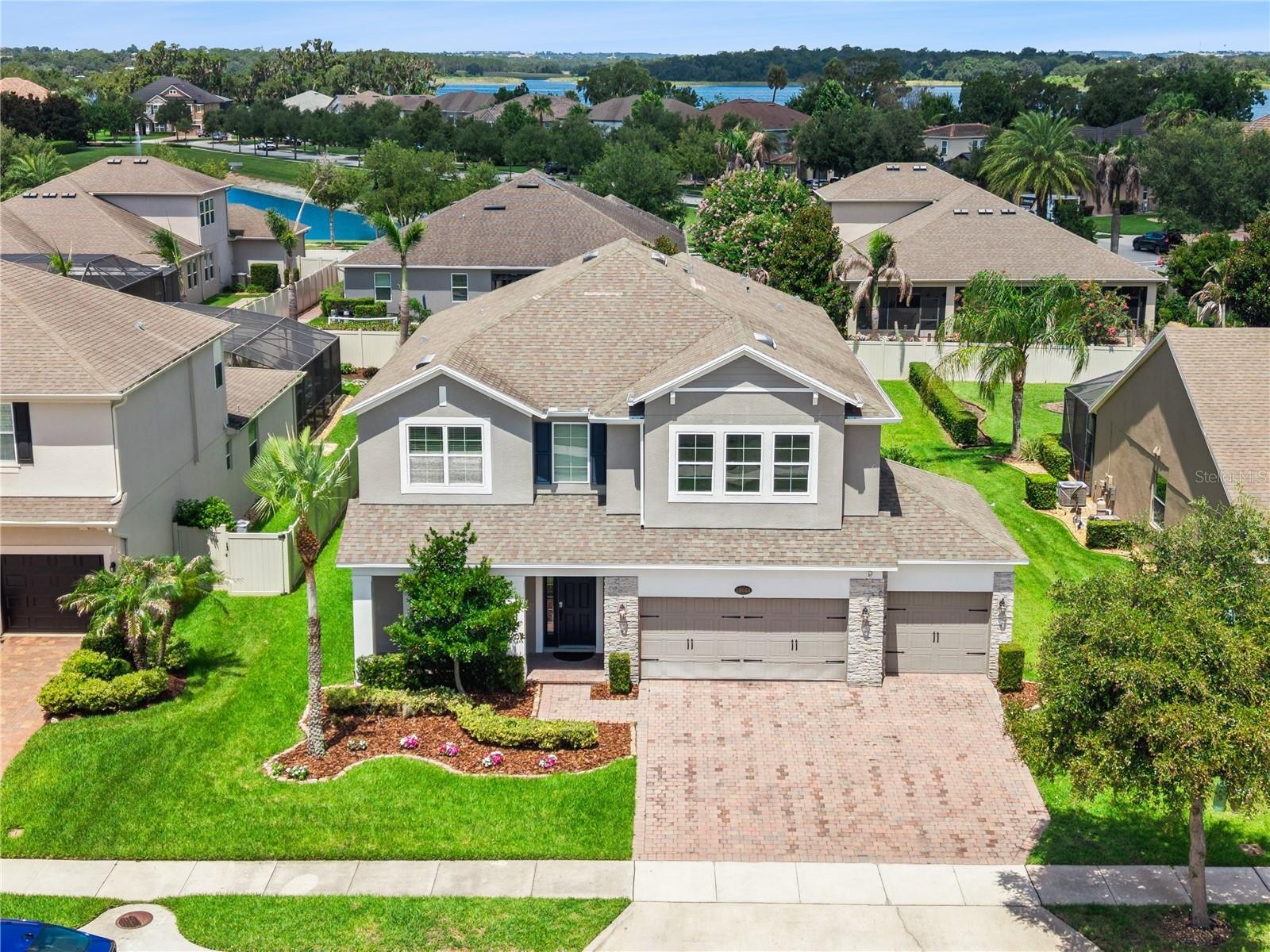 Aerial Front Exterior View