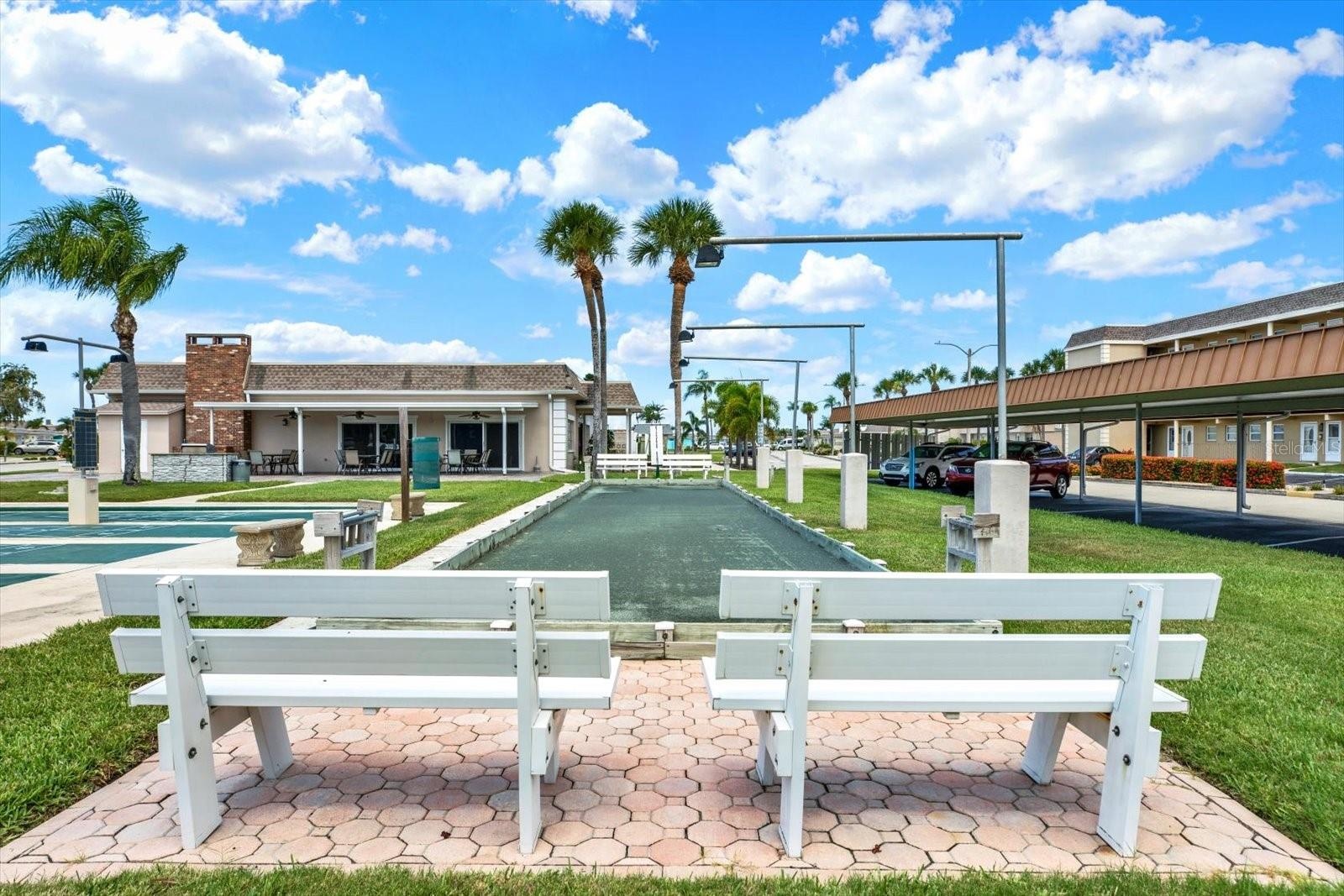 Community Shuffleboard Court