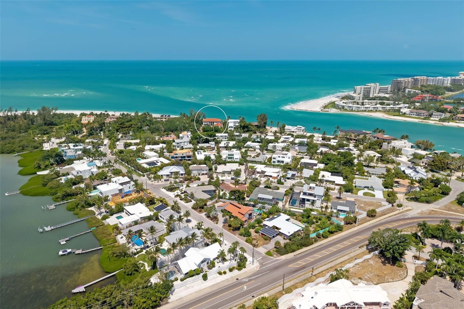 She is quite an impressive and grande estate here in Lido Shores...