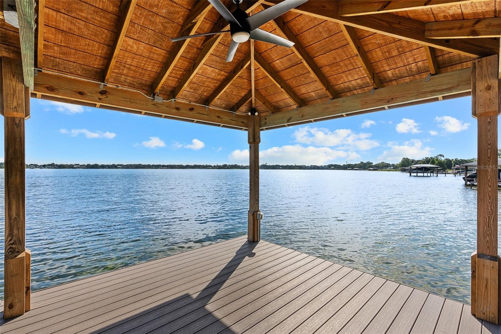 BEAUTIFUL COVERED DOCK