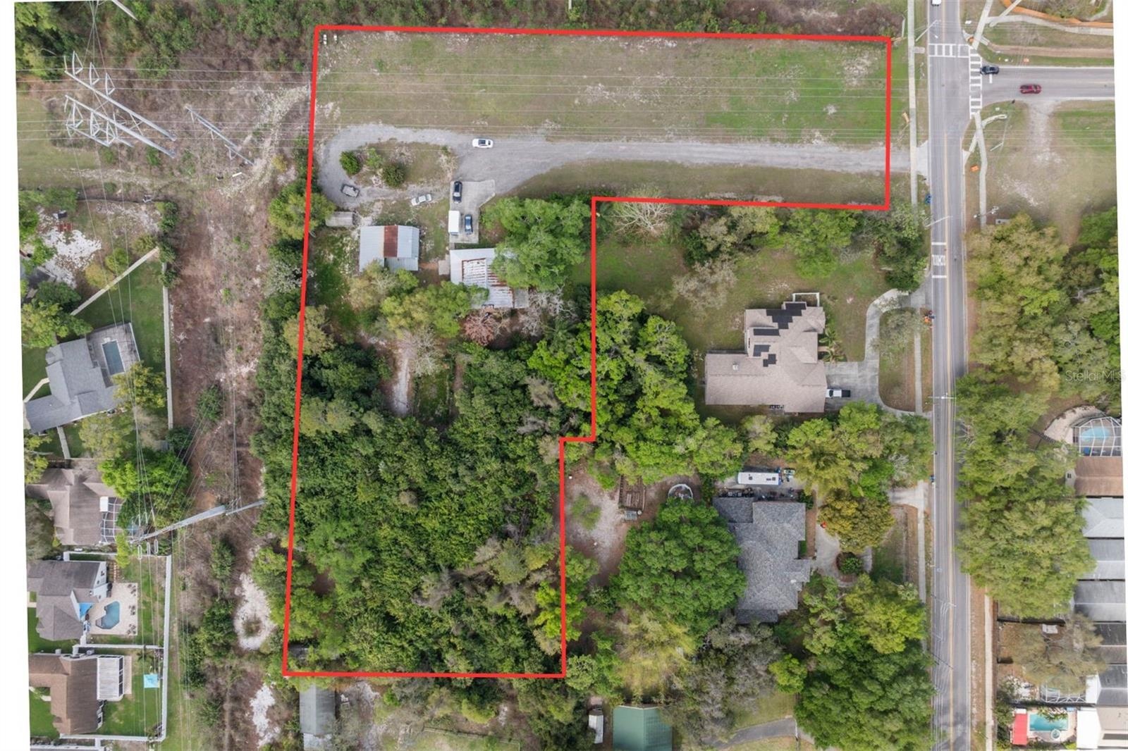 Property lines are estimate. Please review attached survey for correct property lines