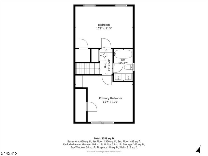 Upper Level Floor Plan