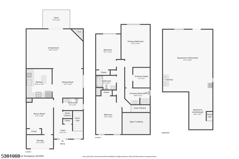 Combined Floor Plans
