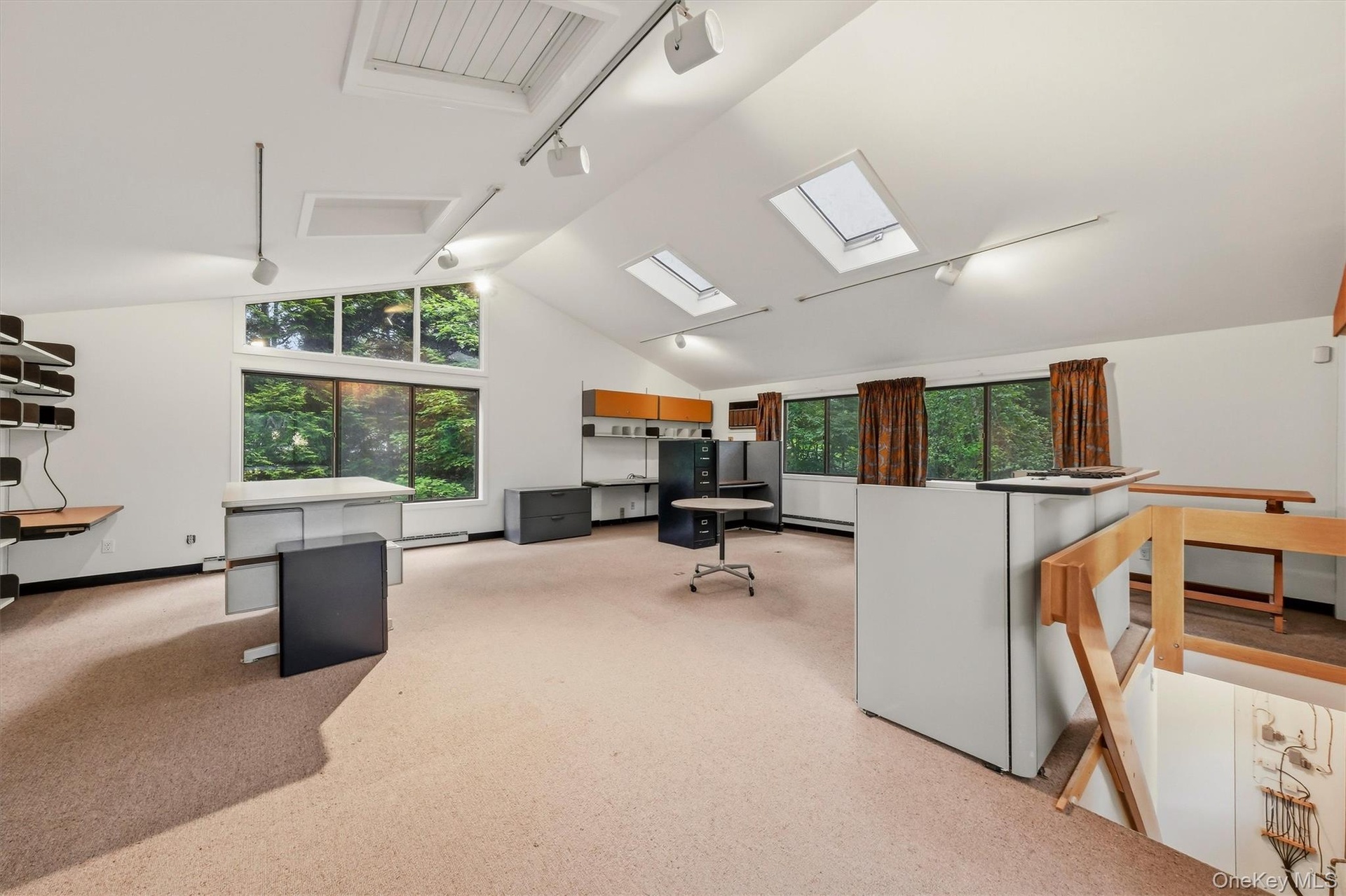 Office above garage