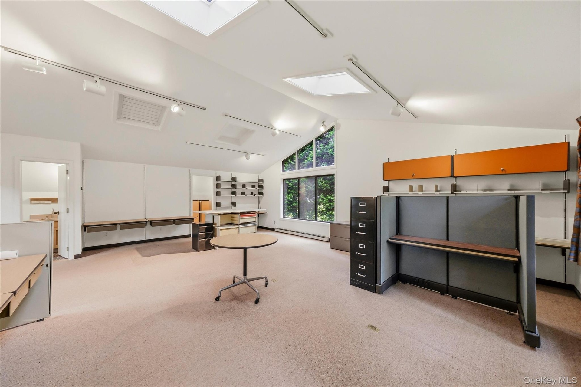 Office above garage