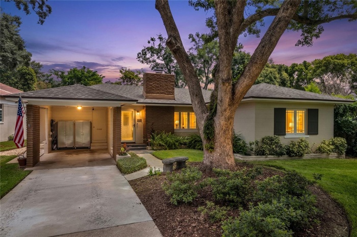 Lakefront home on Lake Emerald- perfectly situated on a quiet, tree-lined street