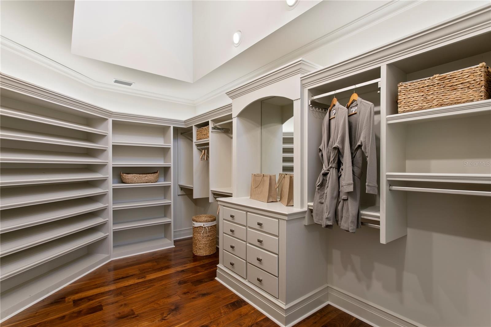 Primary walk in closet