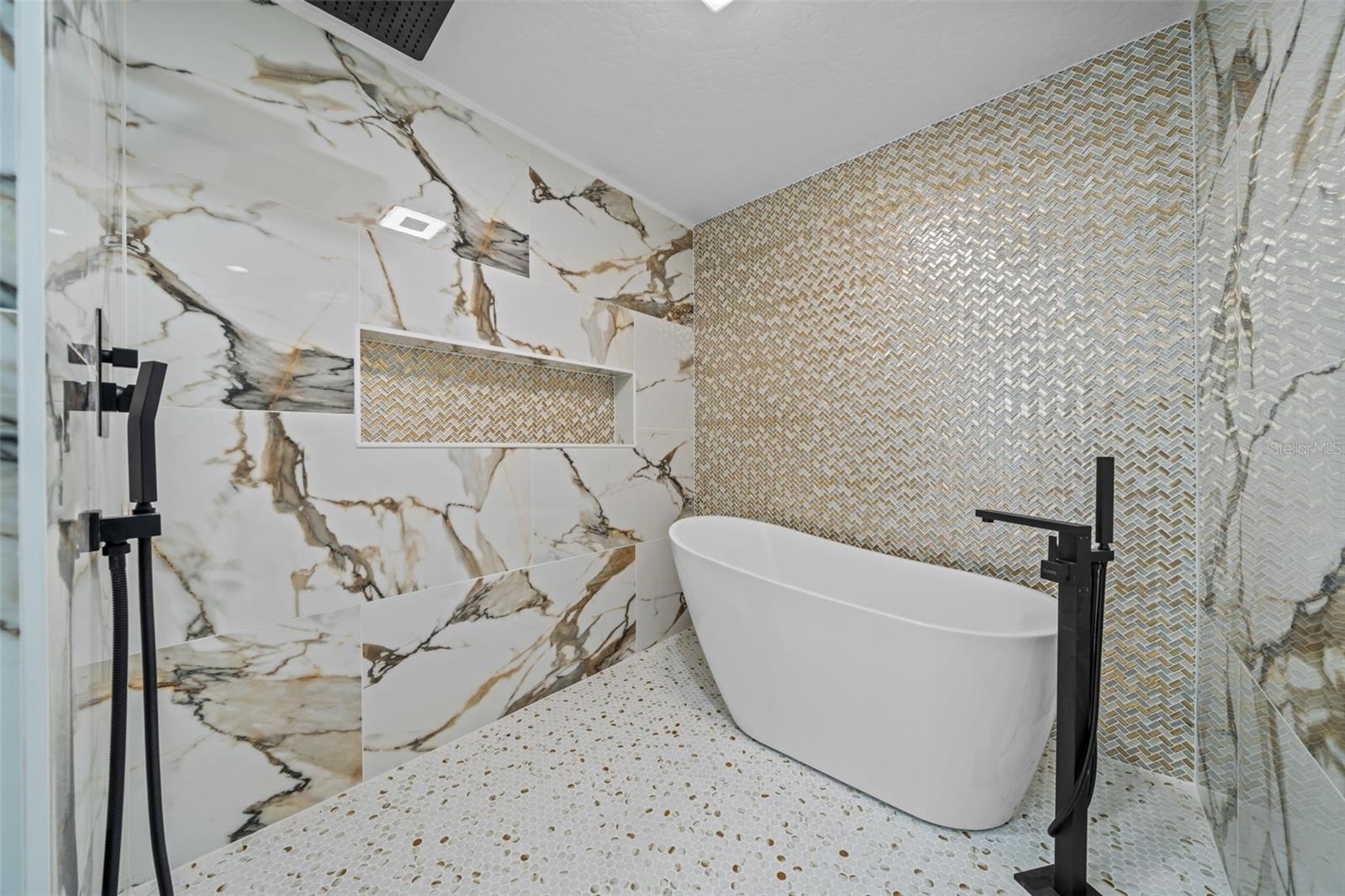 Primary Bath - Rain Shower and Soaking Tub