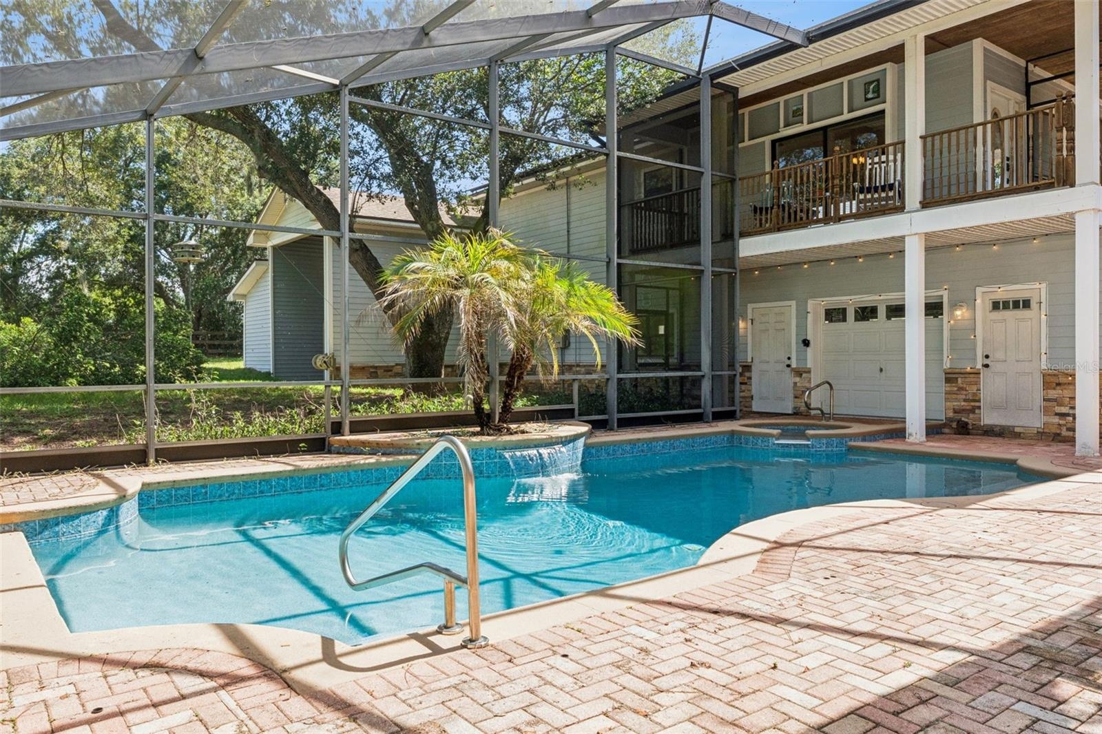 Pool entrance