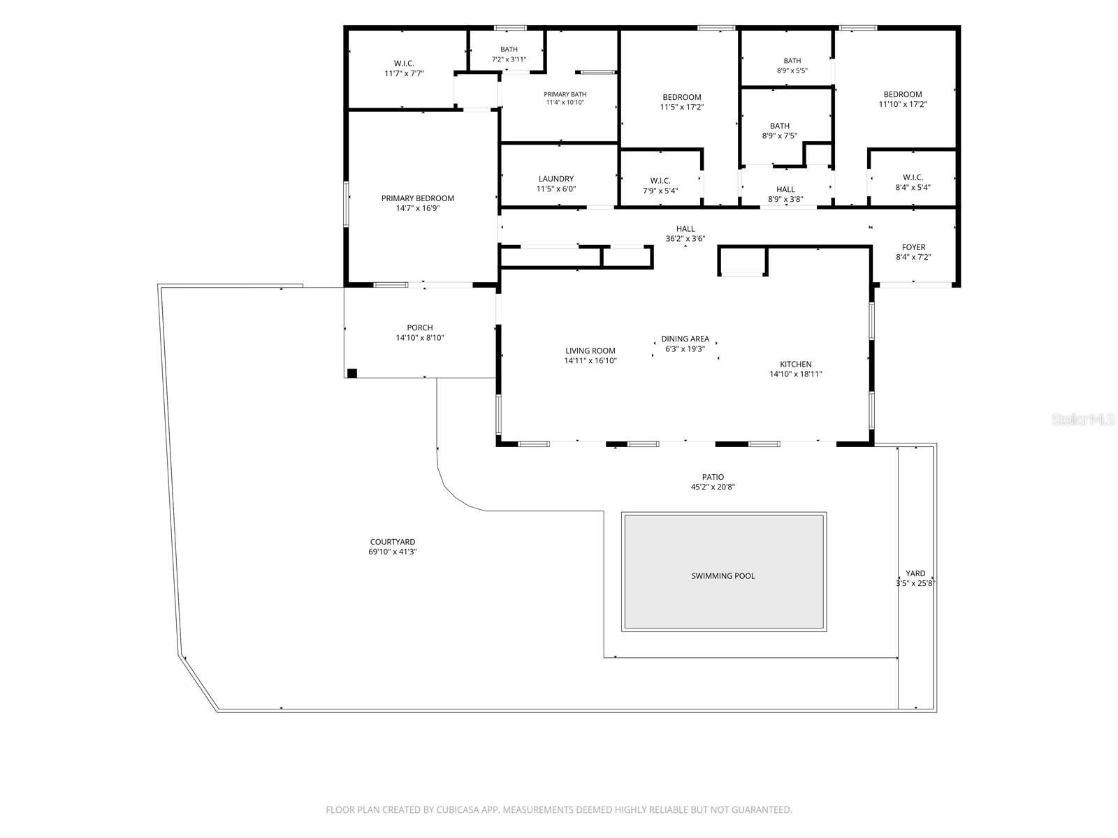 Floor Plan, main house