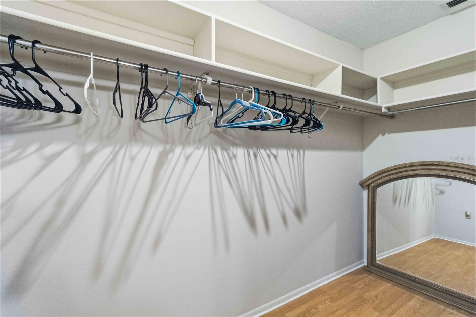 walk in closet in primary