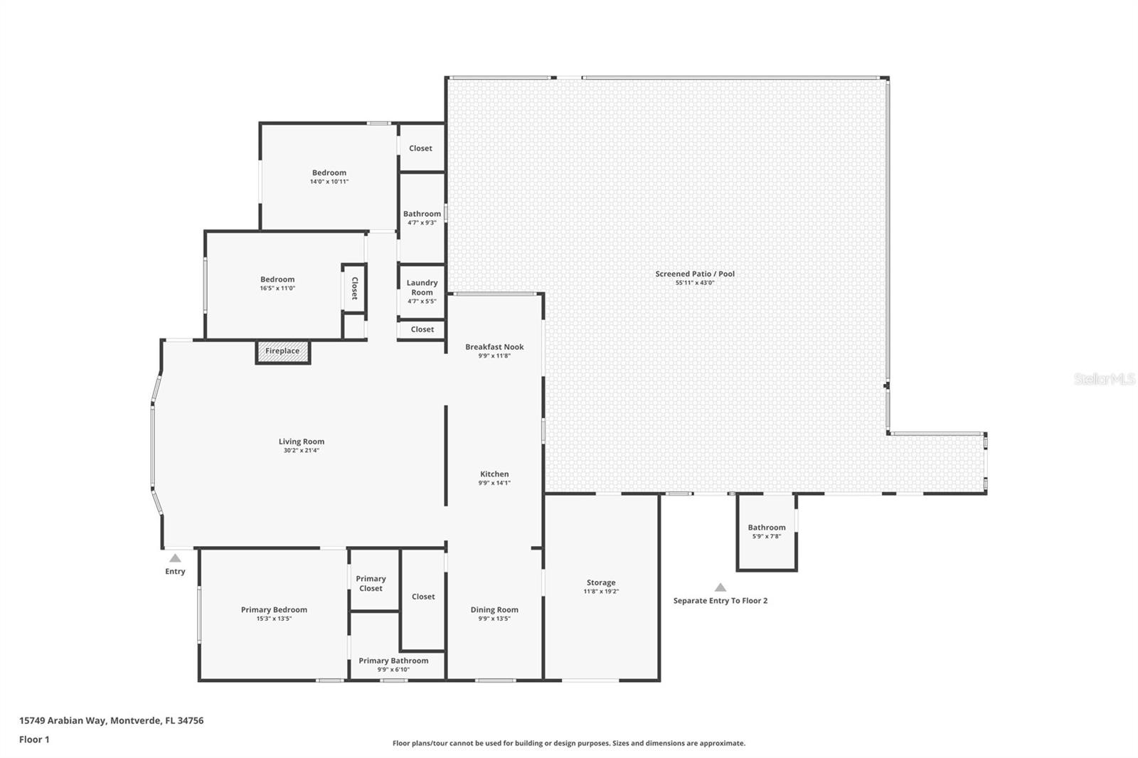 Main house floorpan