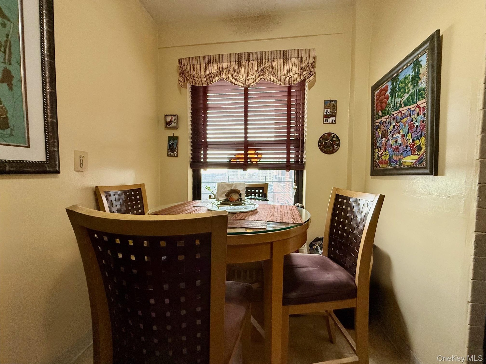 Eat in kitchen area, with large window in the corner of the building, great for ventilation