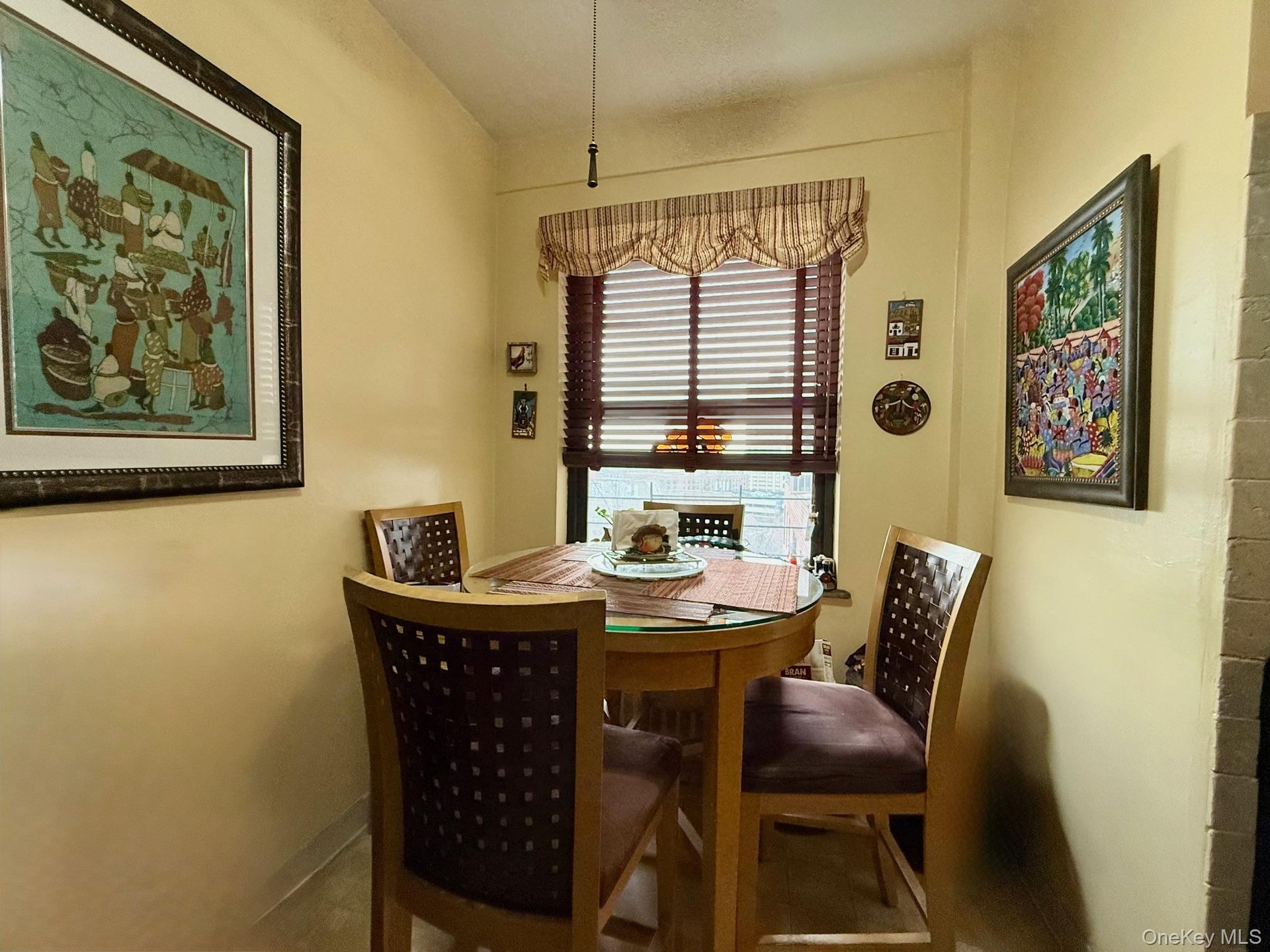 Eat in kitchen area, with large window in the corner of the building, great for ventilation