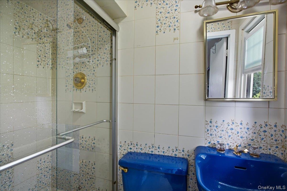 Master bathroom in master bedroom