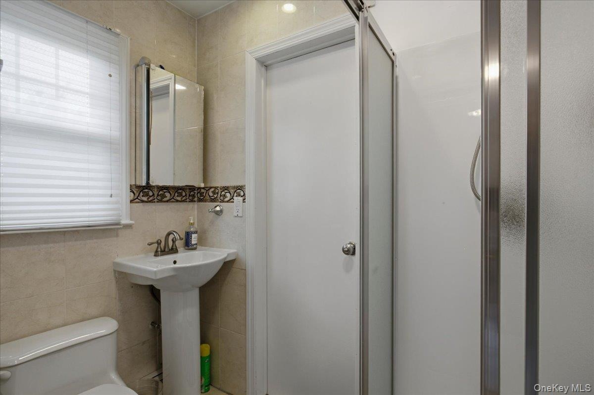 Hall bath on first floor