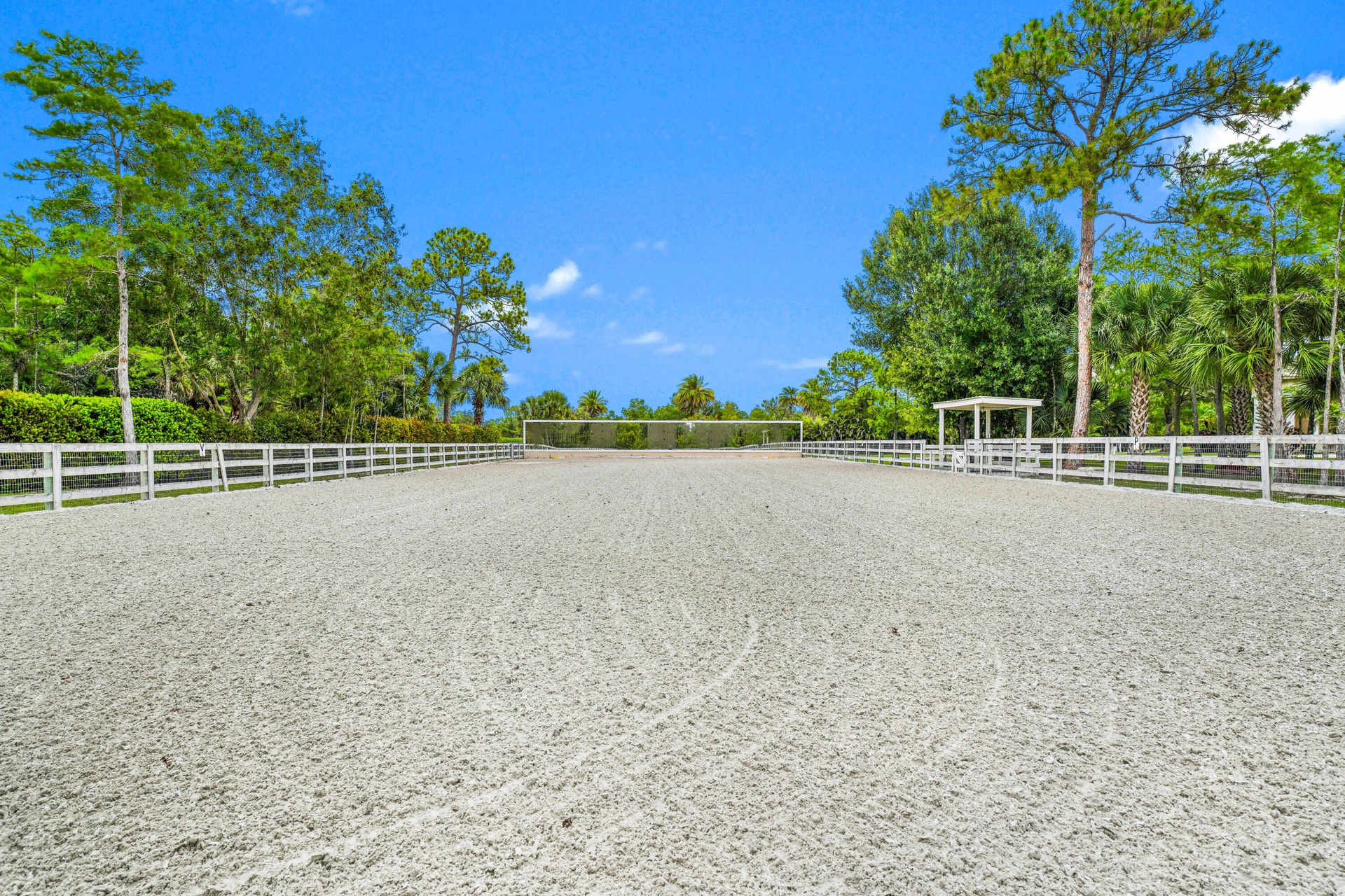 Dressage arena with GGT footing