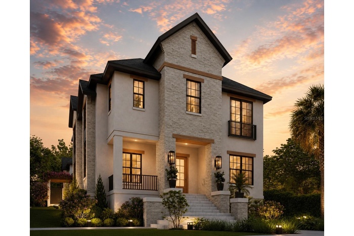 Front elevation rendering