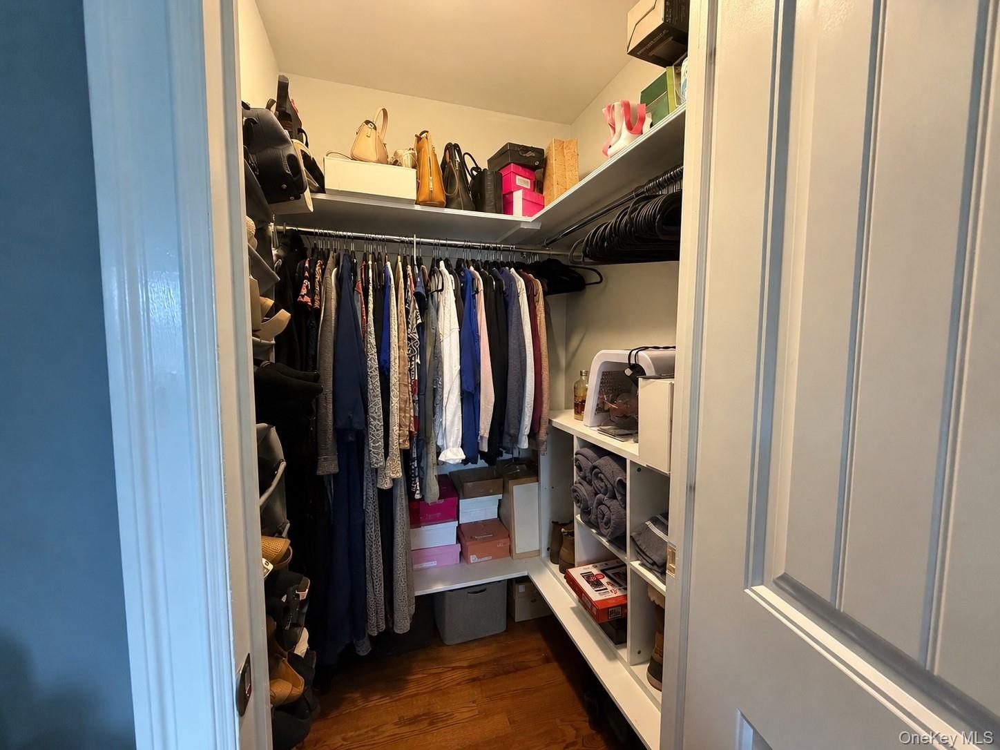 Spacious first floor bedroom closet