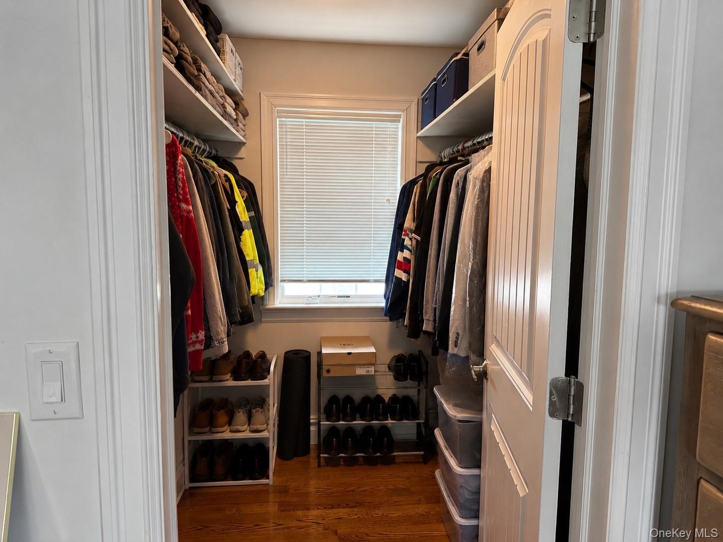 Primary closet