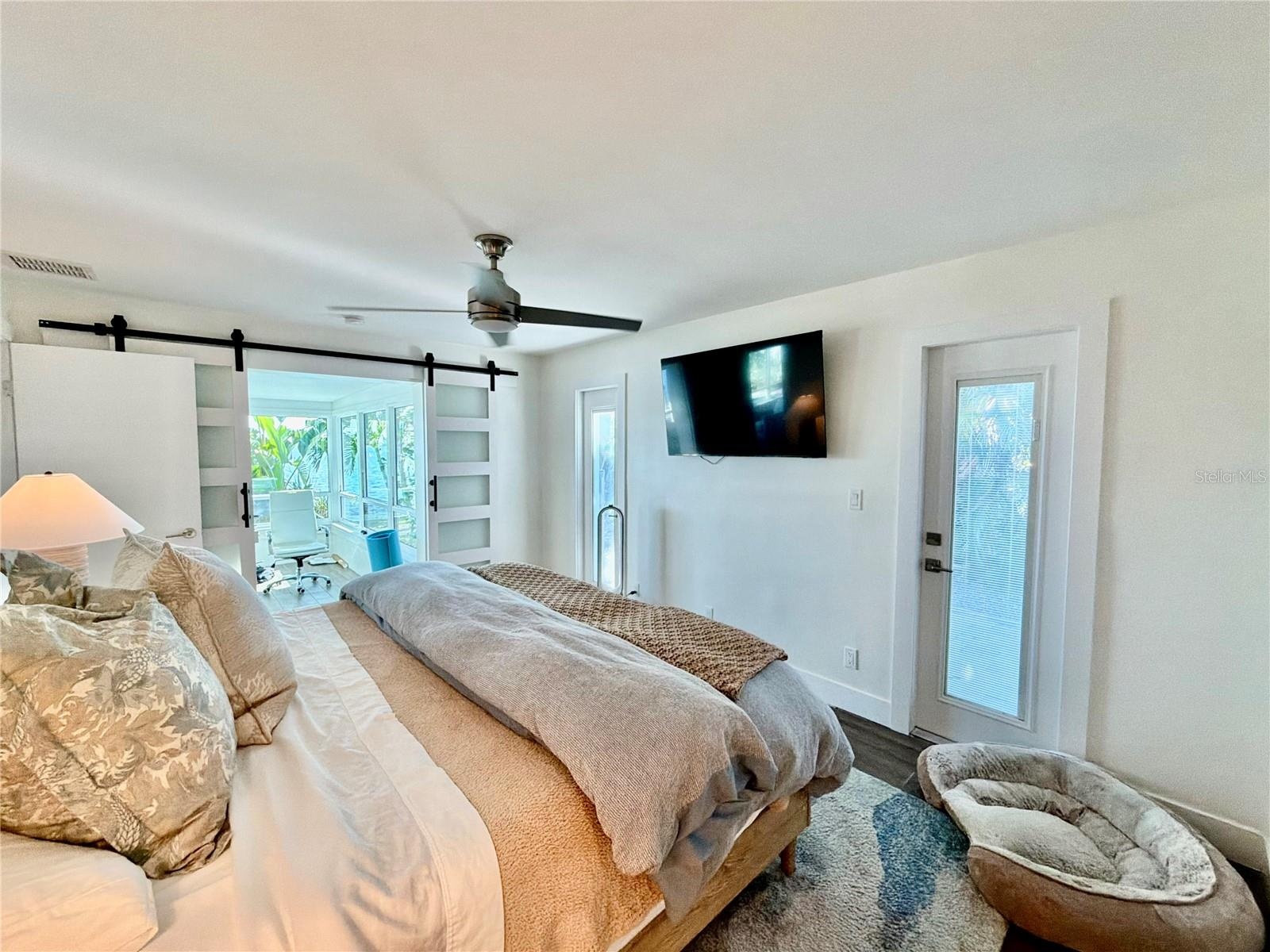 Wake up to peaceful water views each morning