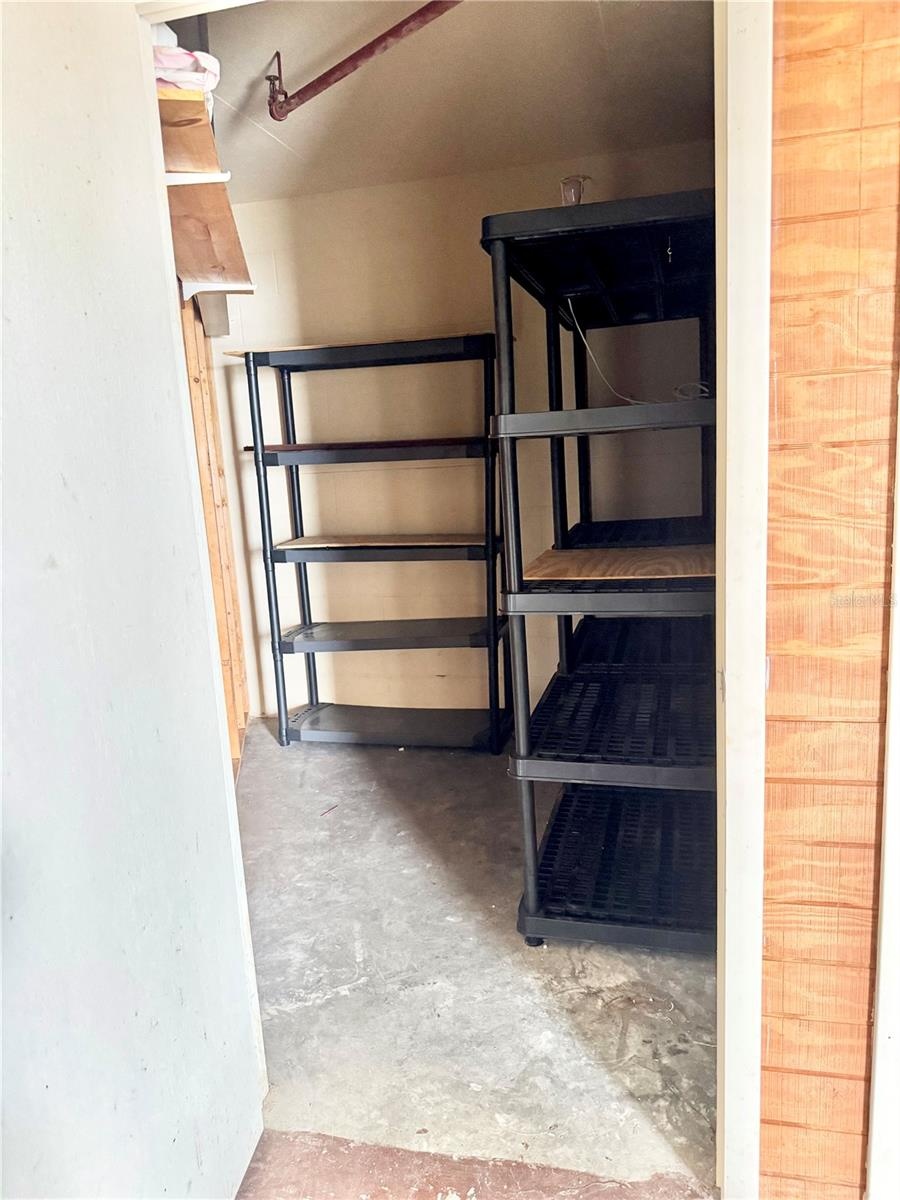 Private storage room on 4th floor assigned to #304.