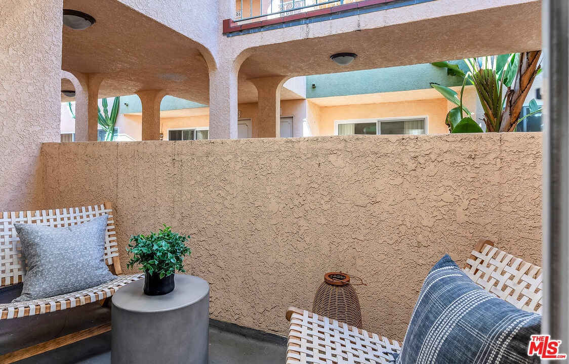 Breezy enclosed patio
