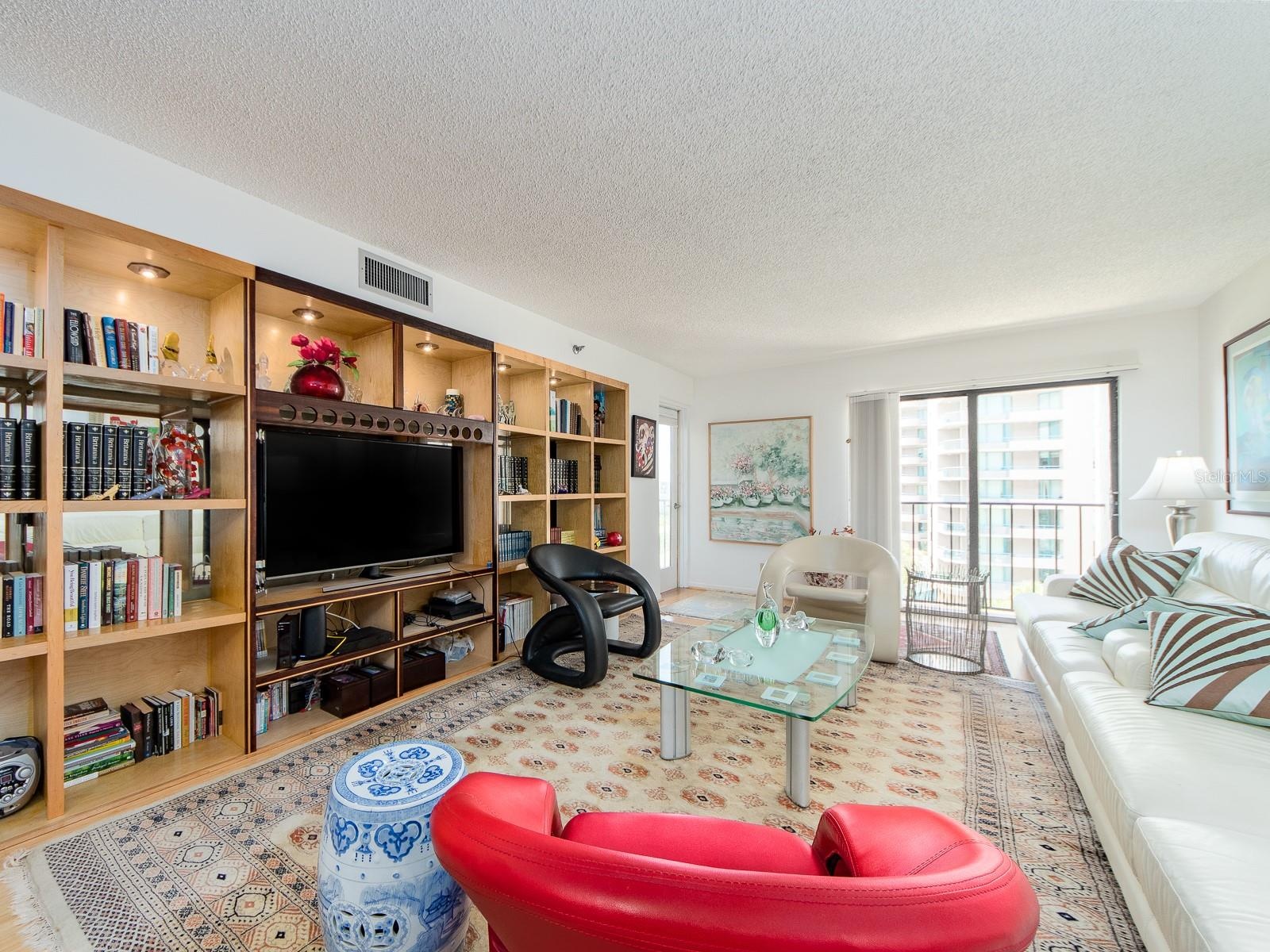 Beautiful built in for ample storage.