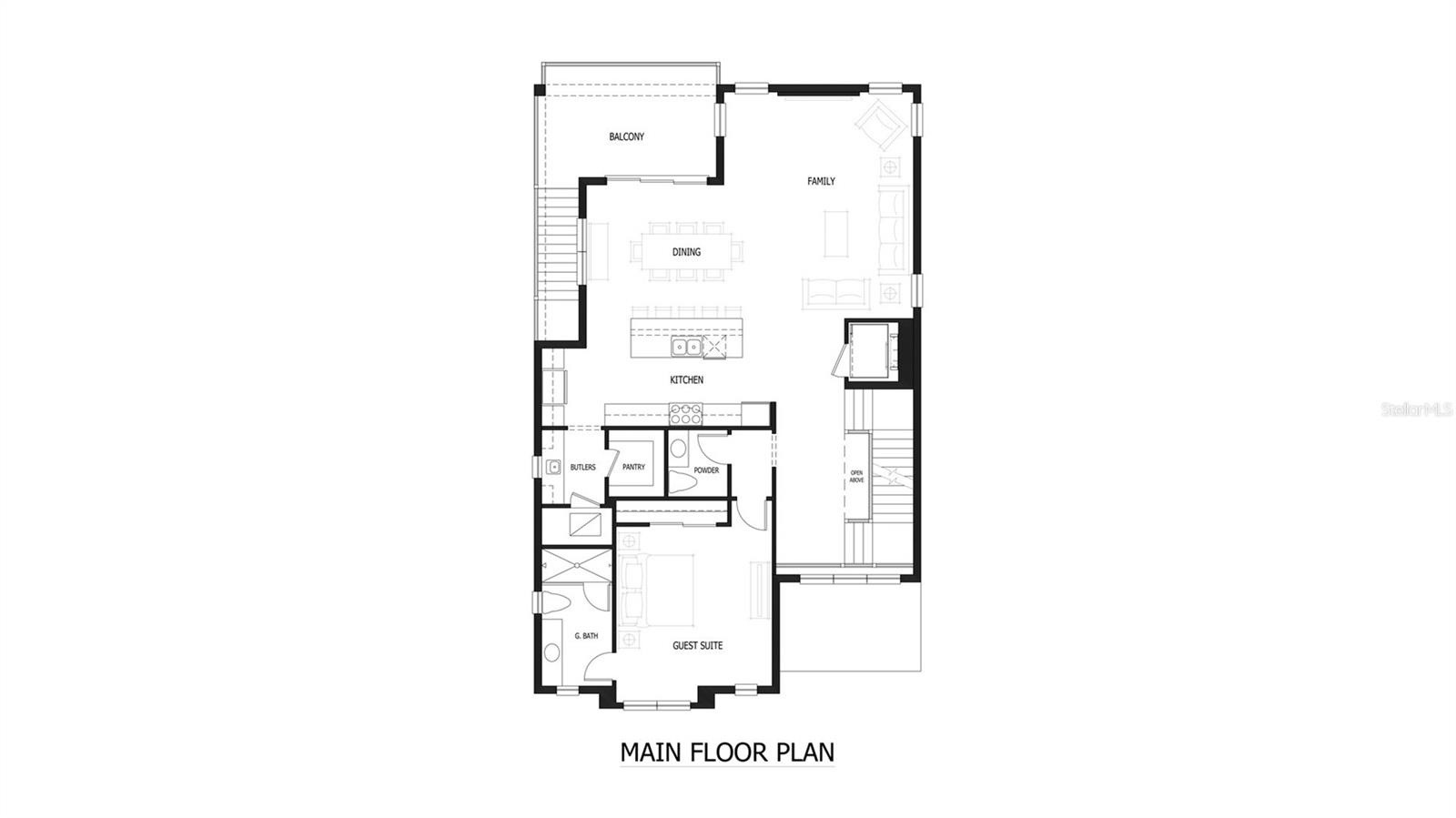 Main Floor Plan (2nd Floor)