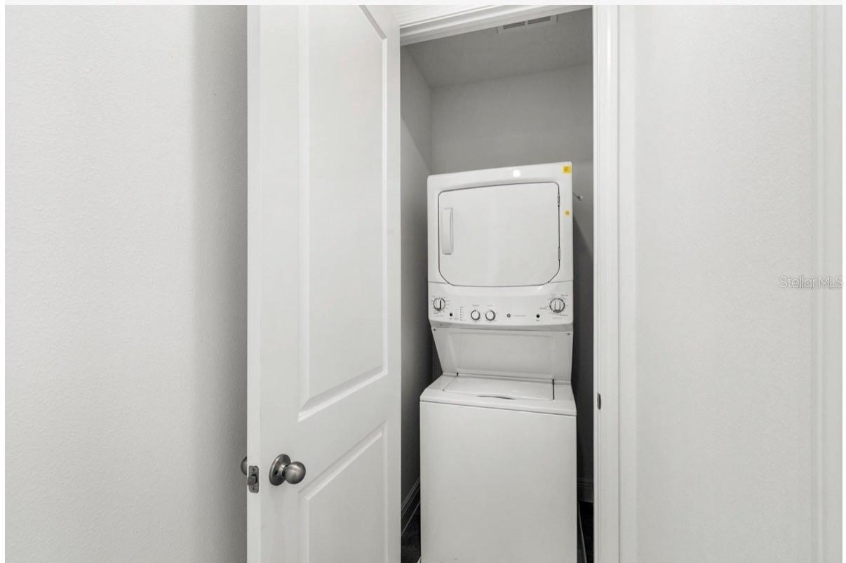 Apartment has separate laundry