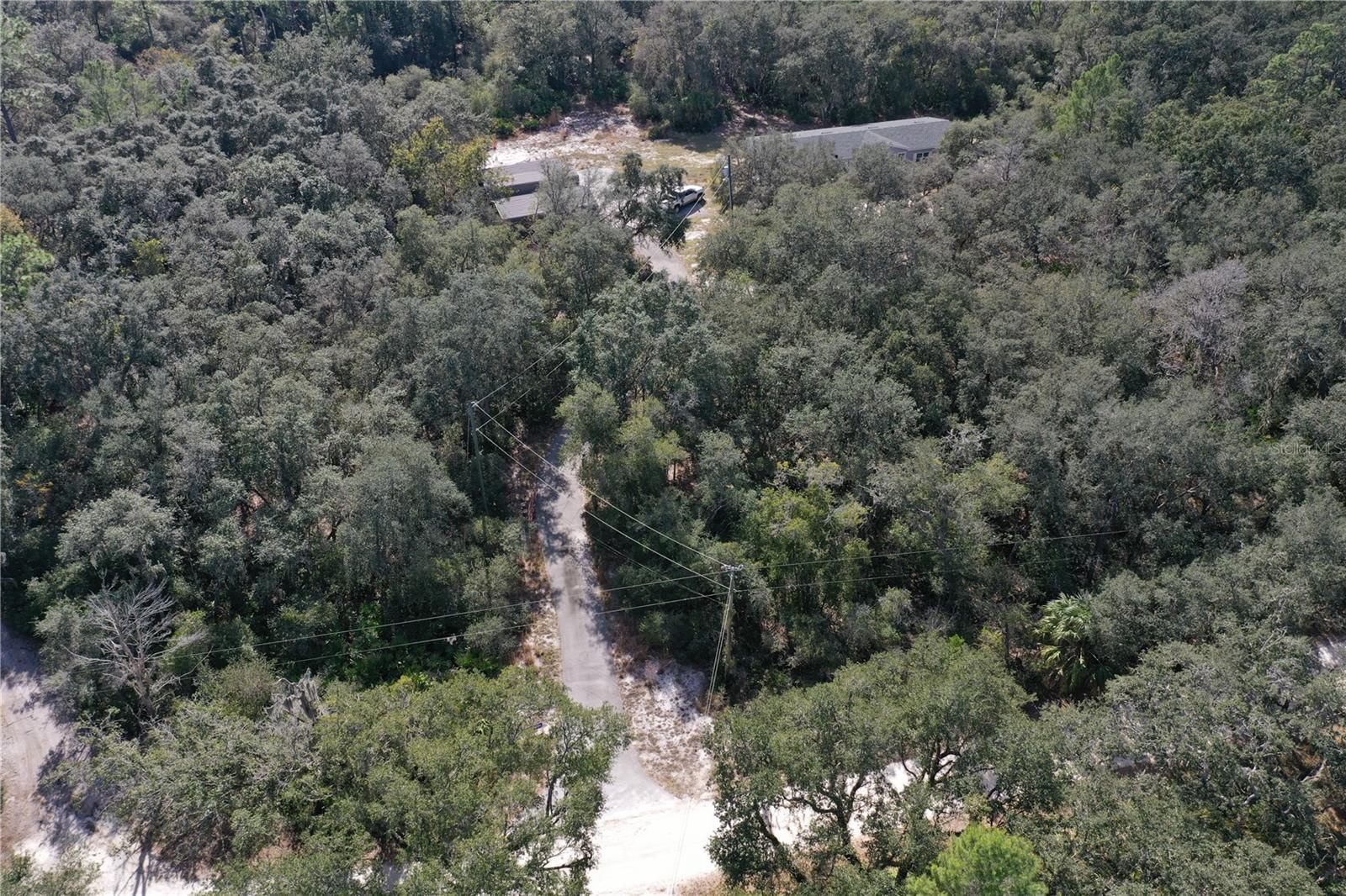 Driveway into property