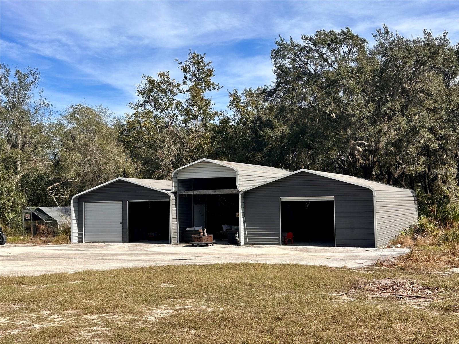 3 car garage and covered parking