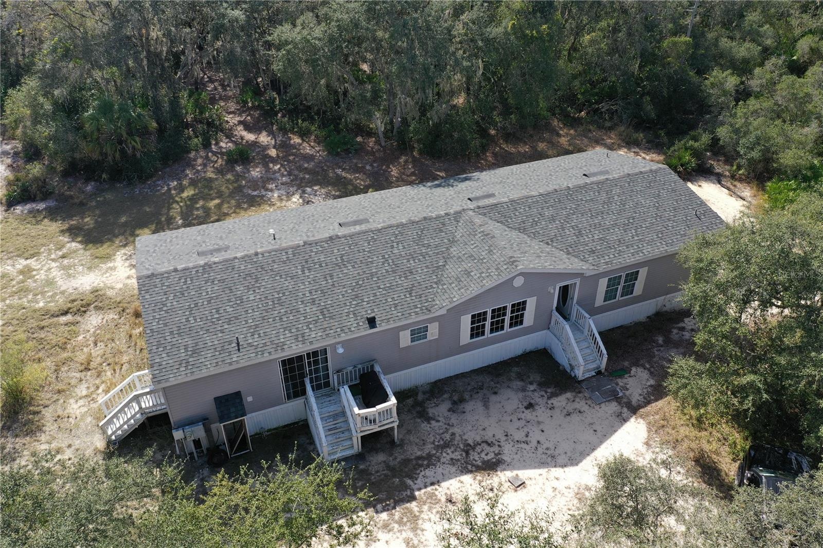 Front aerial view