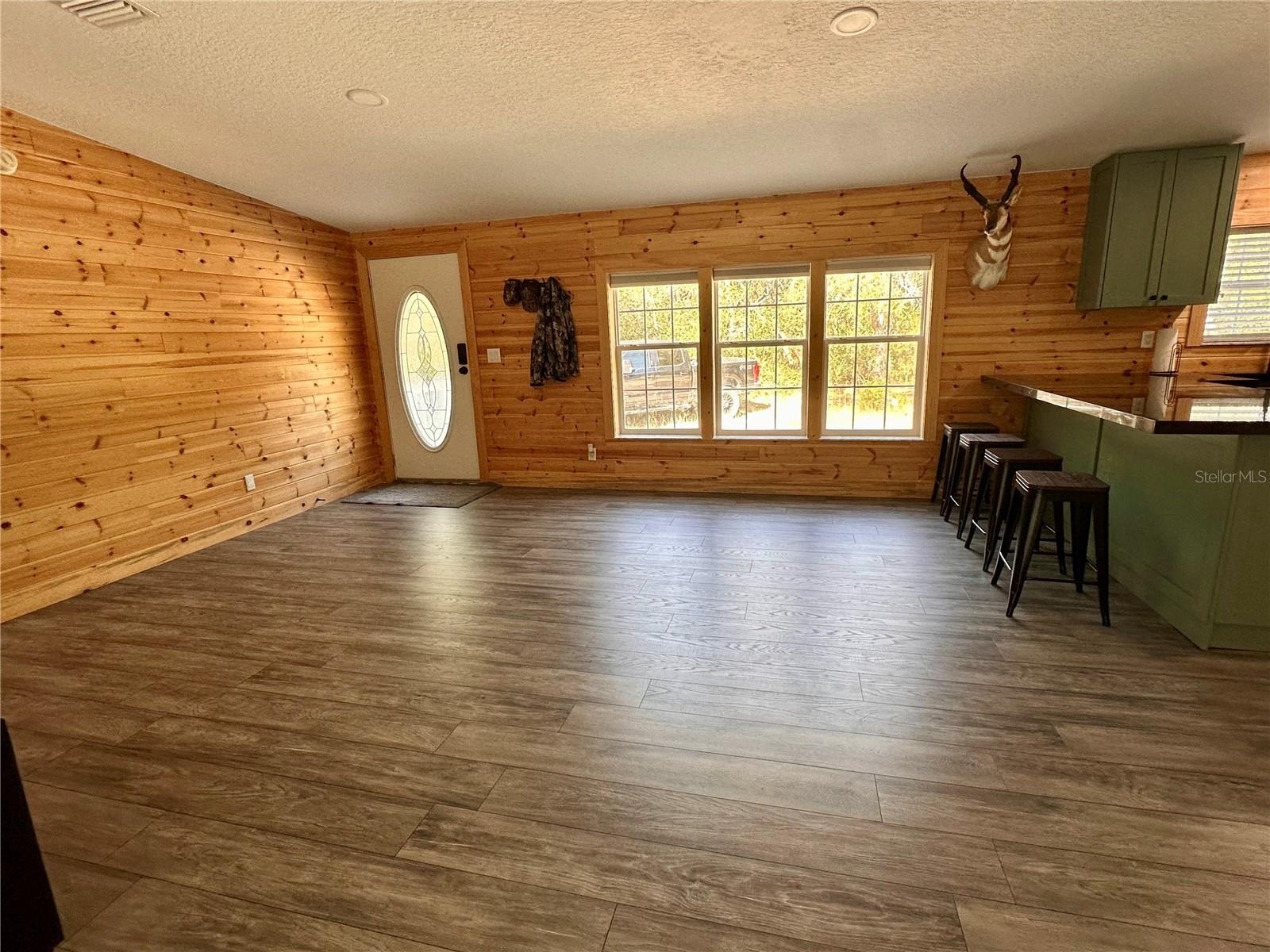 entry and dining area