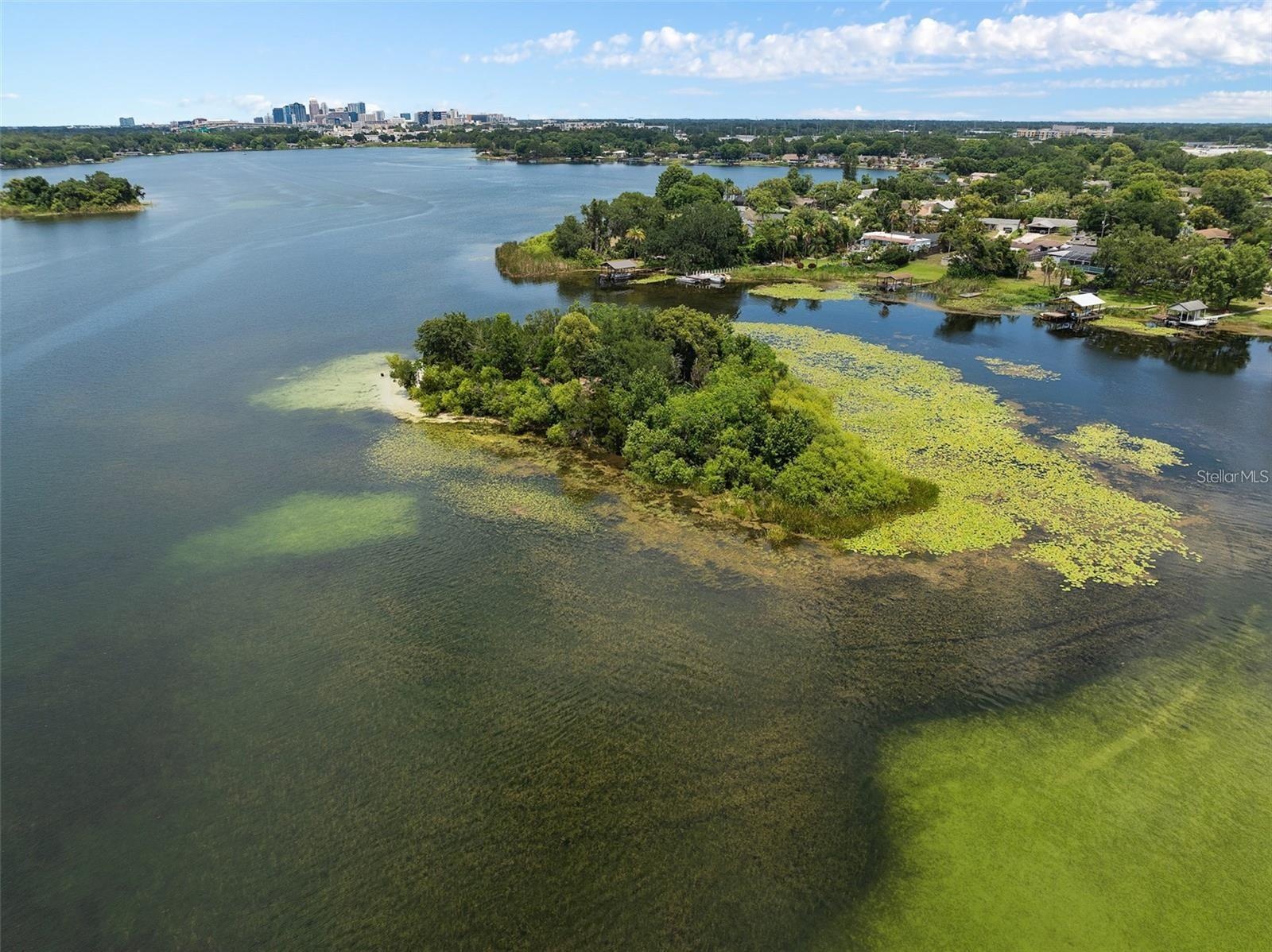 Island on Lake Holden