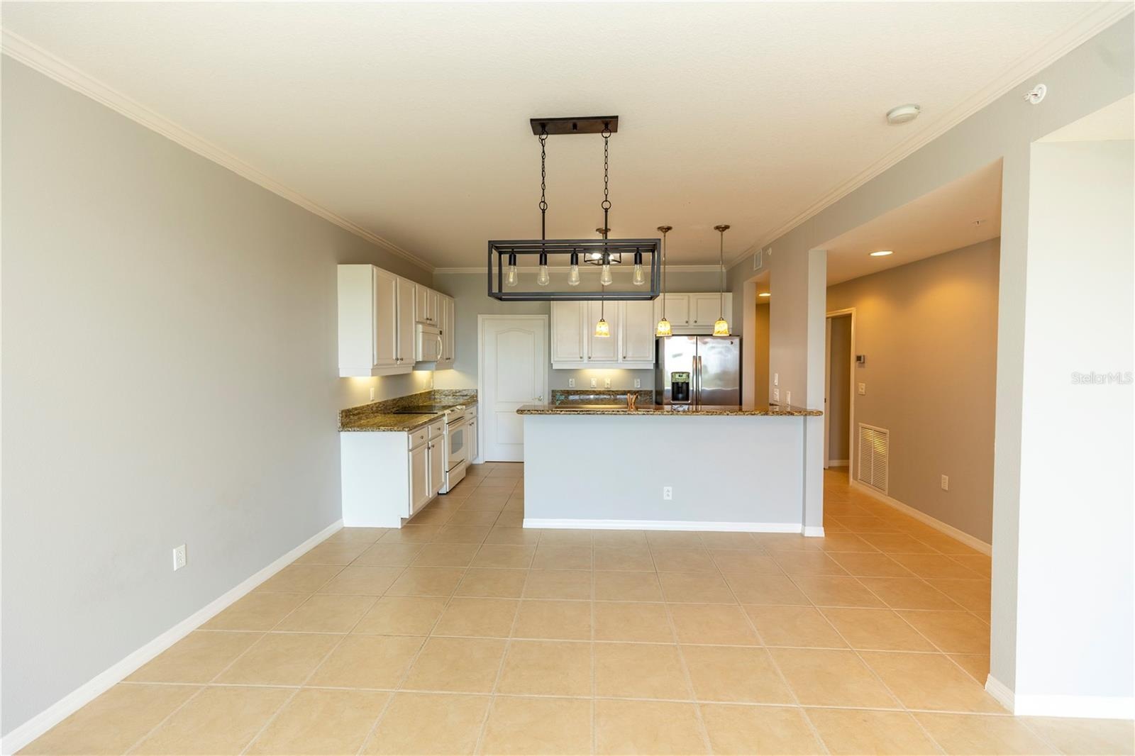 from living area
